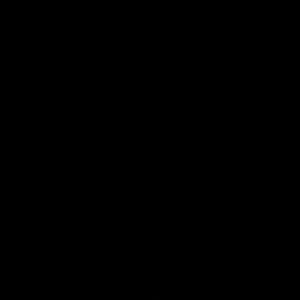 Black square centered on a dark textured gray background